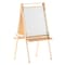 Flash Furniture Bright Beginnings Commercial Classroom Wood Art Easel w/Chalk Board, Dry-Erase Board, Natural MK-ART-9000-GG - alternate 1